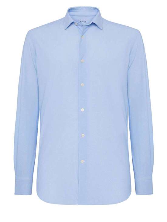 Деловая рубашка узкого кроя