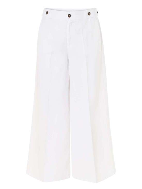 Широкие брюки со складками MASKANO