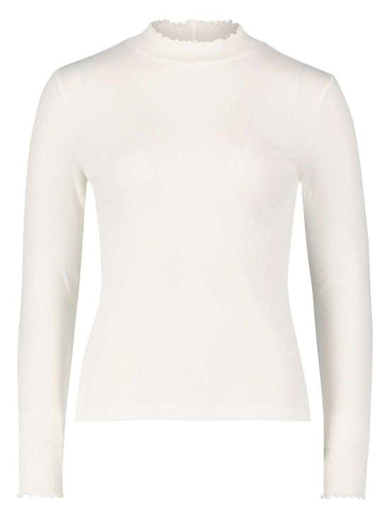 Рубашка с длинными рукавами и воротником стойкой