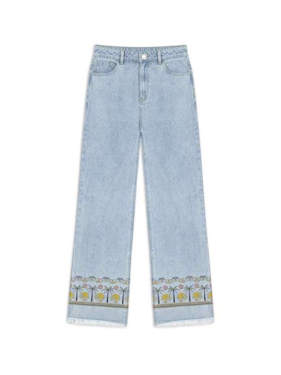 Широкие джинсы