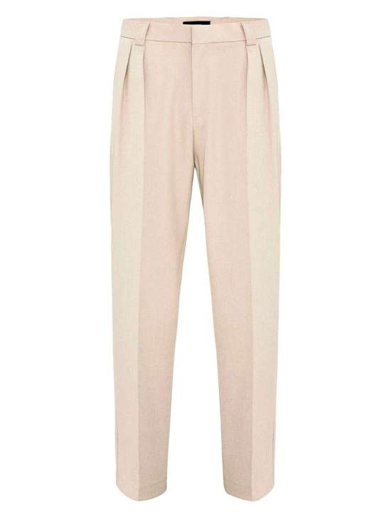 Брюки с обычными складками