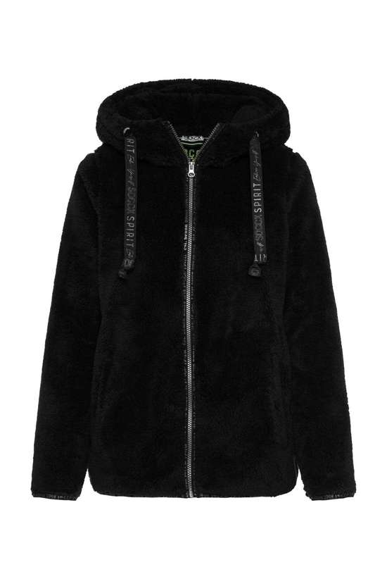 Куртка с капюшоном в стиле шерпа