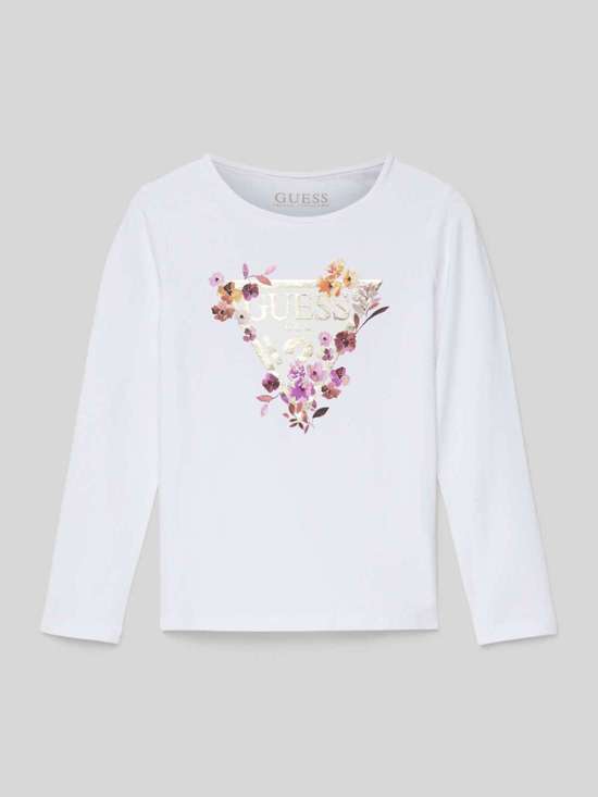 Лонгслив с принтом этикетки