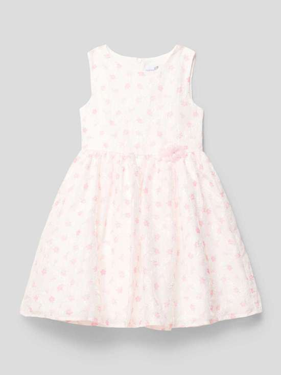 Платье с круглым вырезом