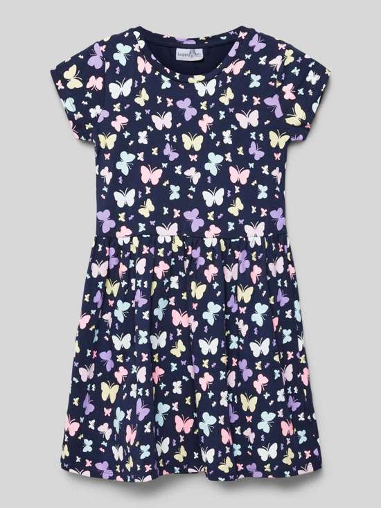 Платье с круглым вырезом