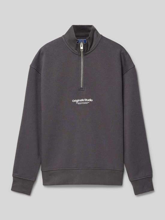 Толстовка с ребристыми манжетами