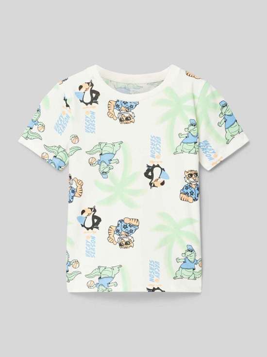 Футболка с принтом по всей поверхности