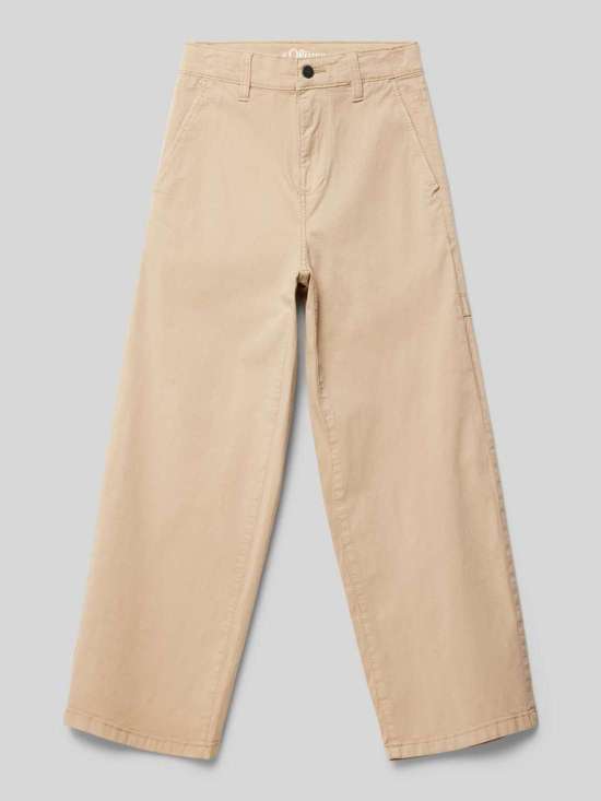 Брюки однотонного дизайна