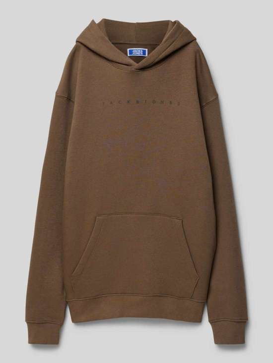 Толстовка из вискозы с карманом-кенгуру