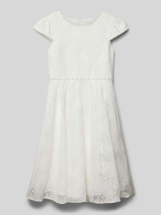 Платье из смесовой вискозы с круглым вырезом