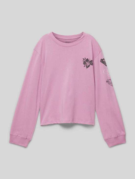 Рубашка с длинными рукавами и круглым вырезом LET SOMEBODY GO