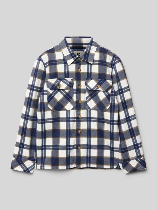 Рубашка стандартного кроя с лейблом