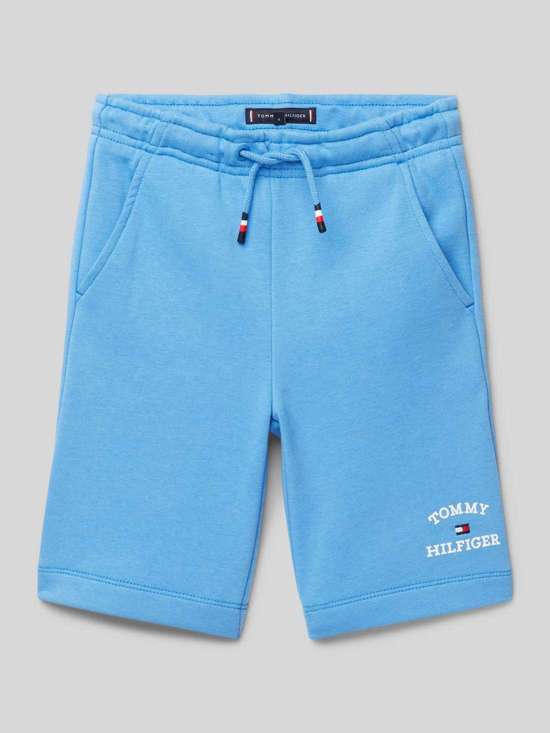 Шорты-бермуды с принтом этикеток LOGO