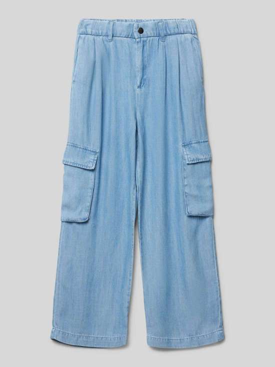 Джинсы с накладными карманами с клапанами SAFARI