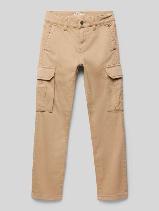 Джинсы прямого кроя обычного кроя с карманами-карго