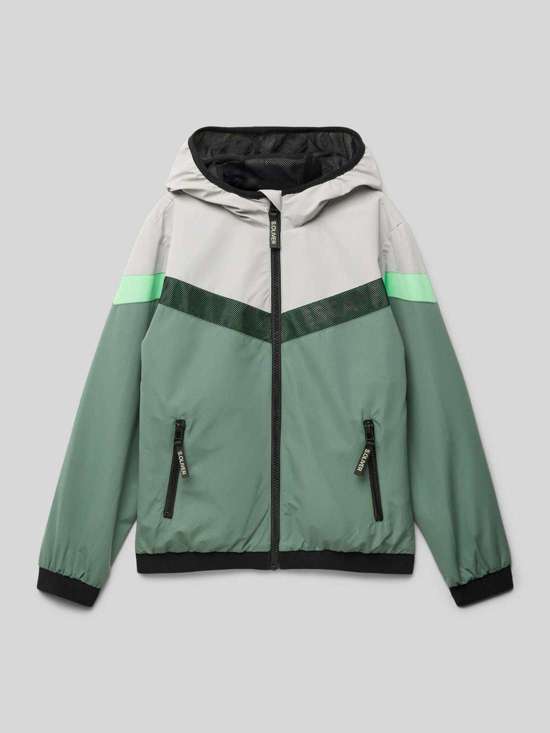 Куртка в стиле колор-блок