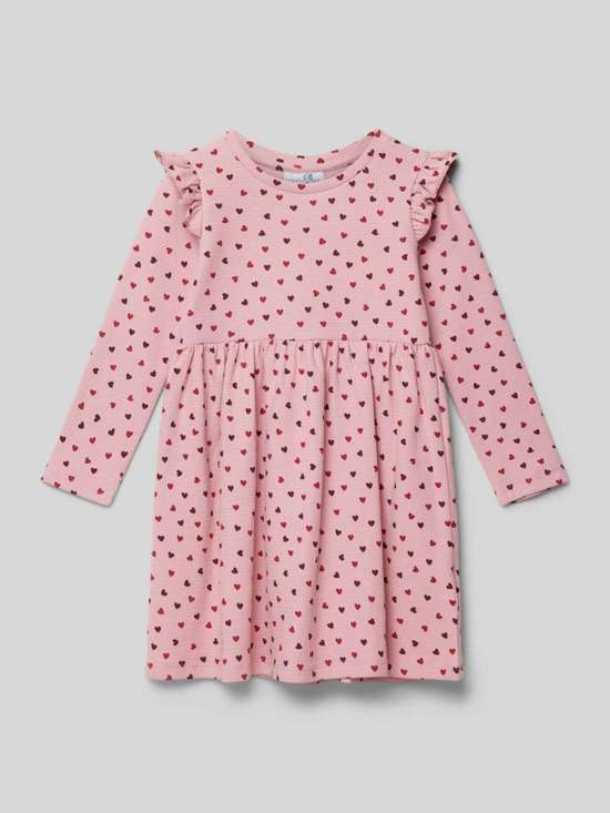 Платье с круглым вырезом