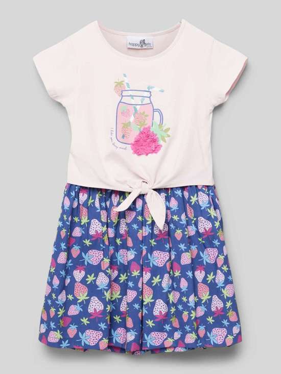 Платье с круглым вырезом