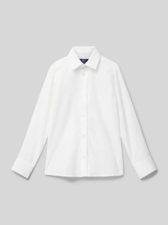 Рубашка приталенного кроя с воротником «Кент»