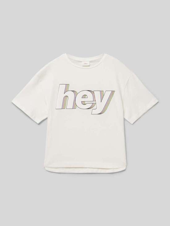 Футболка с эффектным принтом