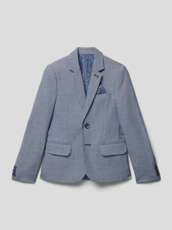 Жакет на двух пуговицах с воротником с лацканами