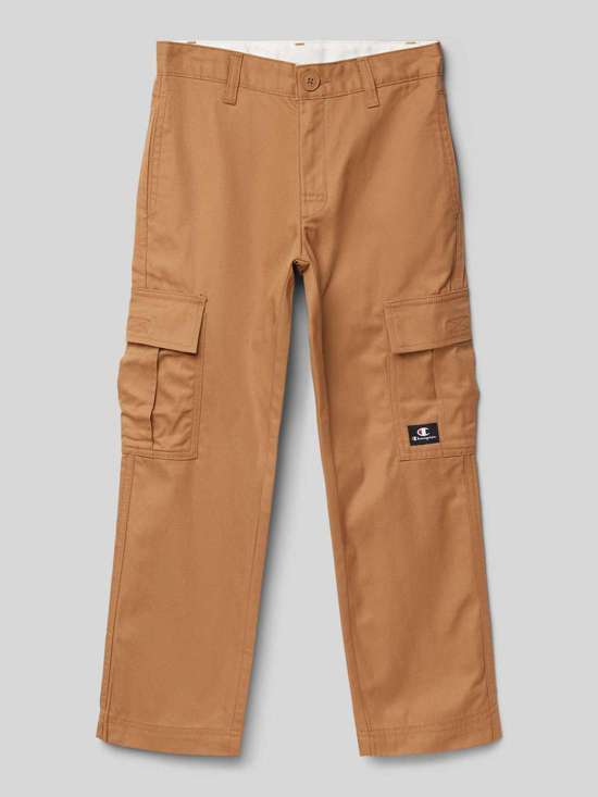 Брюки-карго стандартного кроя с нашивкой-лейблом
