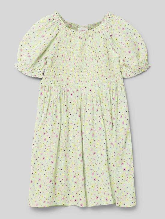 Платье из вискозы с цветочным узором