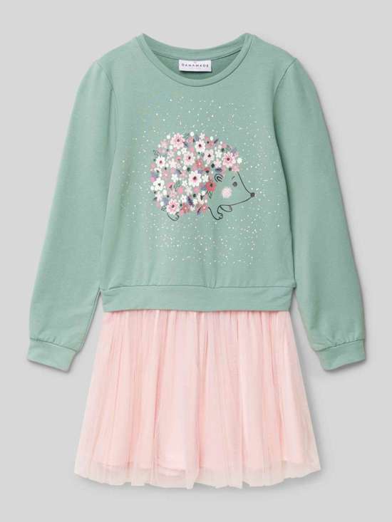 Платье с мотивным принтом DIDA