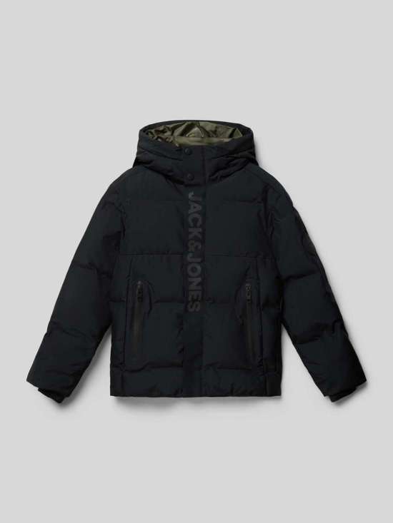 Стеганая куртка с принтом этикетки ALPHA