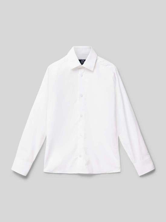 Рубашка приталенного кроя с воротником «Кент»