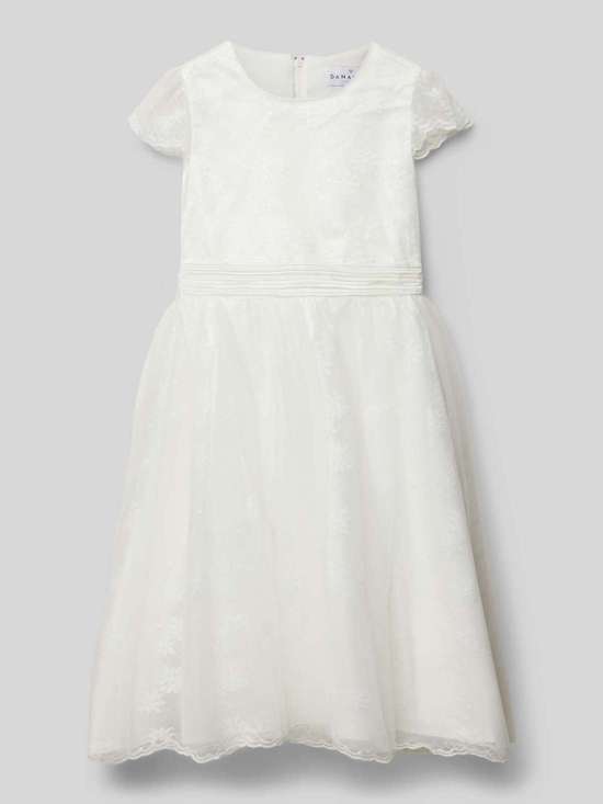 Платье с круглым вырезом