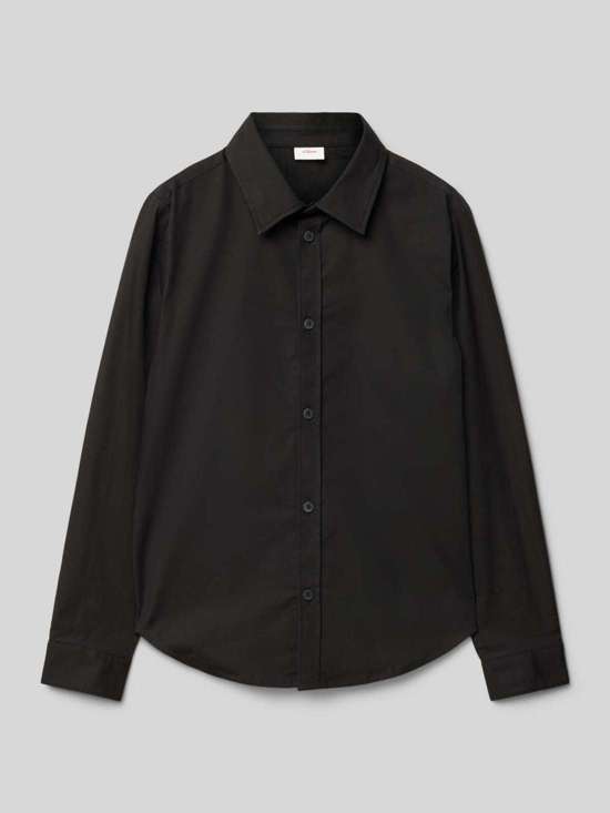 Рубашка приталенного кроя из эластичного хлопка качественного поплина