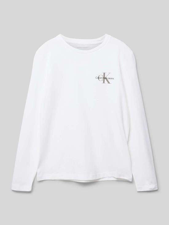 Лонгслив с принтом этикетки