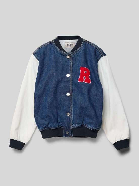 Куртка колледжа с мотивным принтом BOWIE