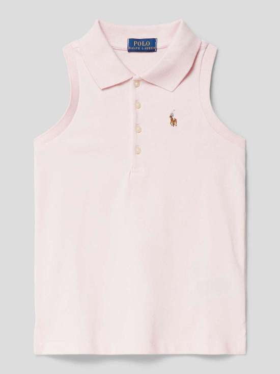 Рубашка-поло стандартного кроя без рукавов