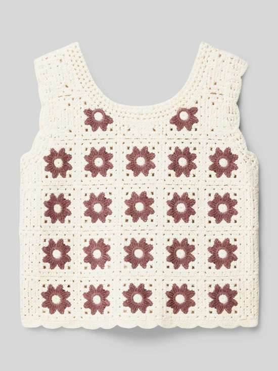 Вязаный топ с круглым вырезом FOLINO