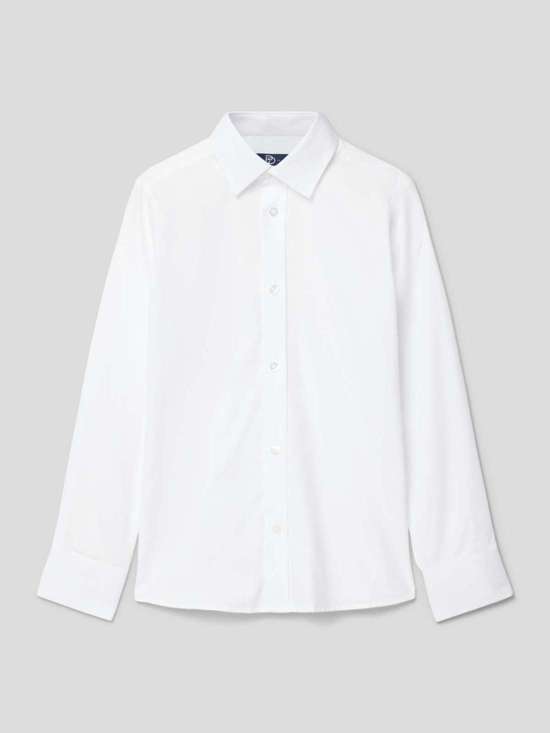 Рубашка приталенного кроя с воротником «Кент»