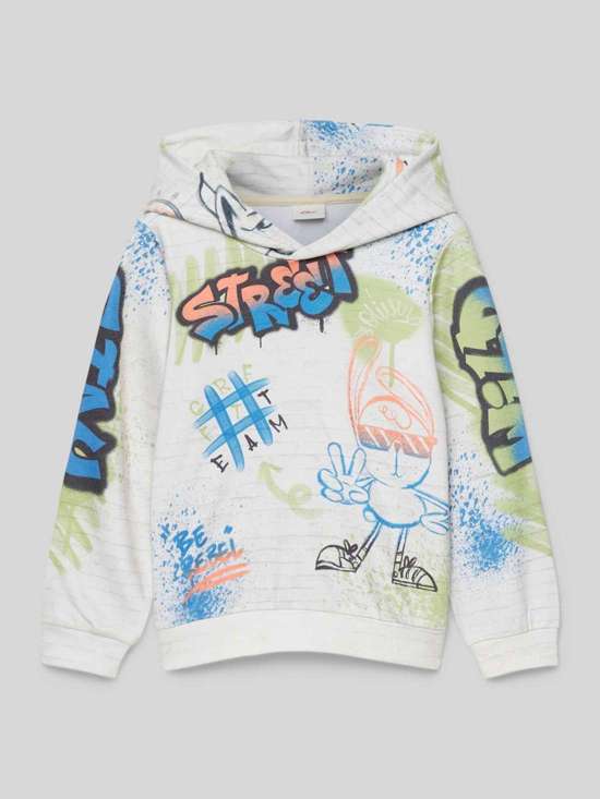 Худи с мотивным принтом