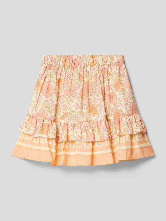 Юбка из вискозы с цветочным узором