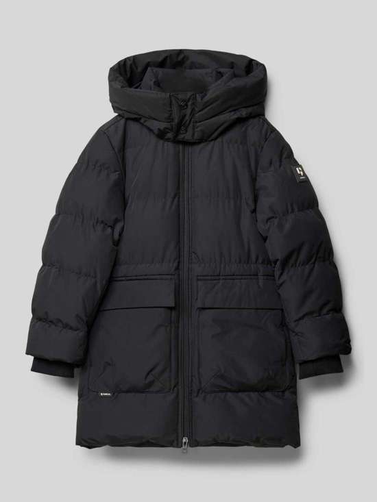 Стеганое пальто на двусторонней молнии