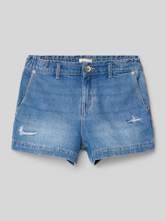 Джинсовые шорты в поношенном виде COMET