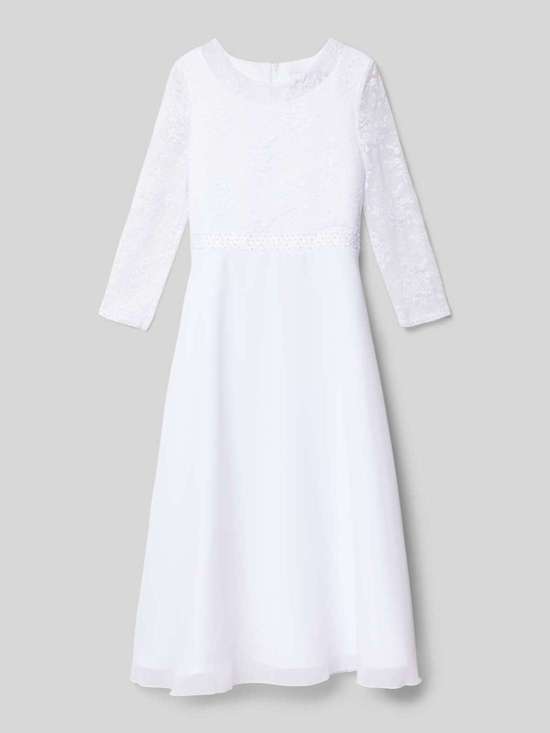 Платье длиной до колена с молнией по шву