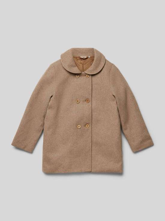 Пальто с отложным воротником NALINA