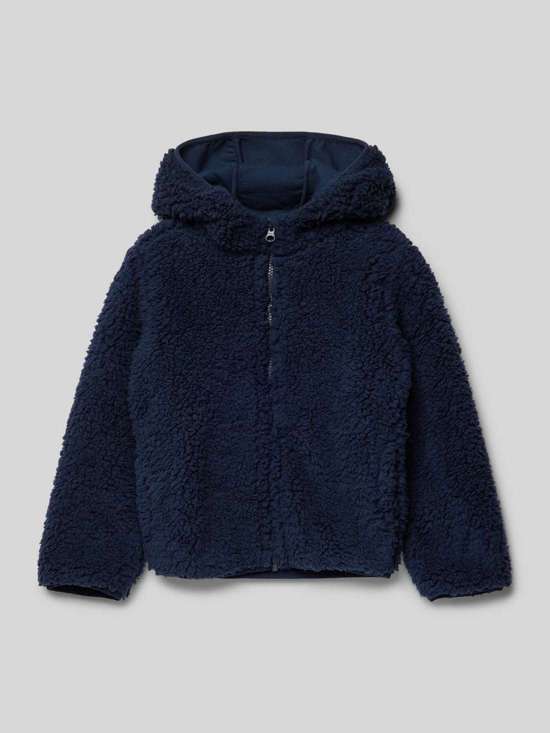 Куртка стандартного кроя с капюшоном и плюшевым эффектом