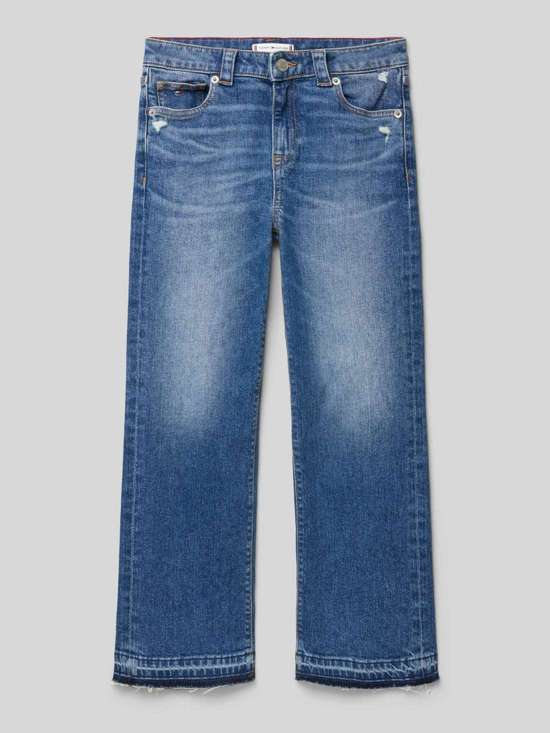 Джинсы с поношенным видом GIRLFRIEND