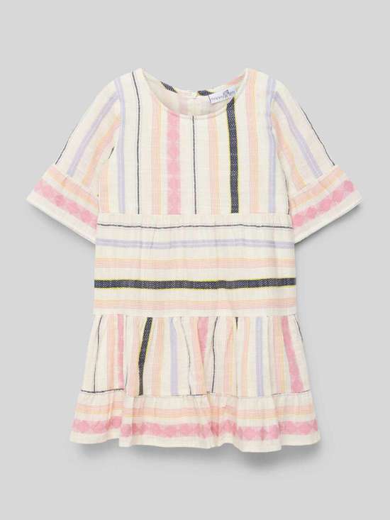 Платье с круглым вырезом