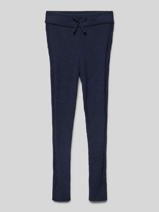 Леггинсы из смесовой вискозы с ребристой структурой