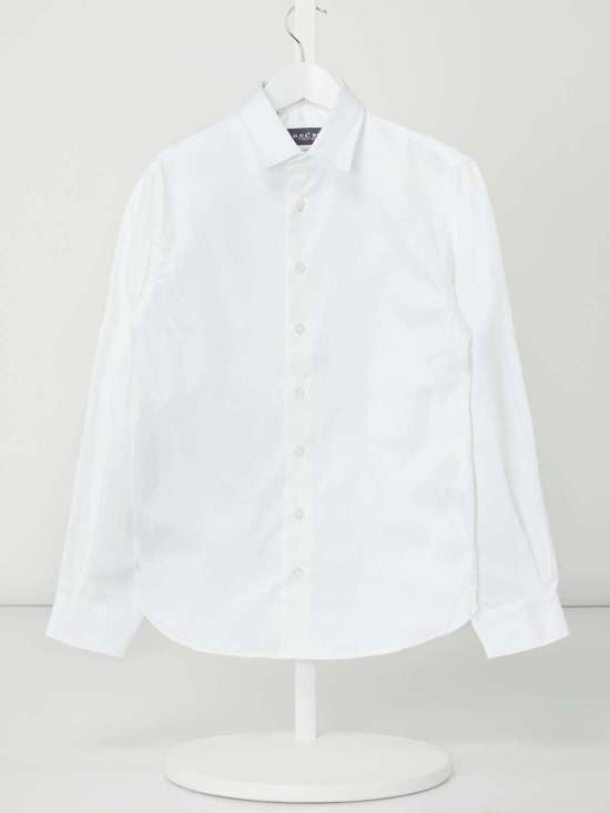 Рубашка приталенного кроя из хлопка