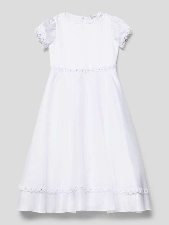 Платье с круглым вырезом