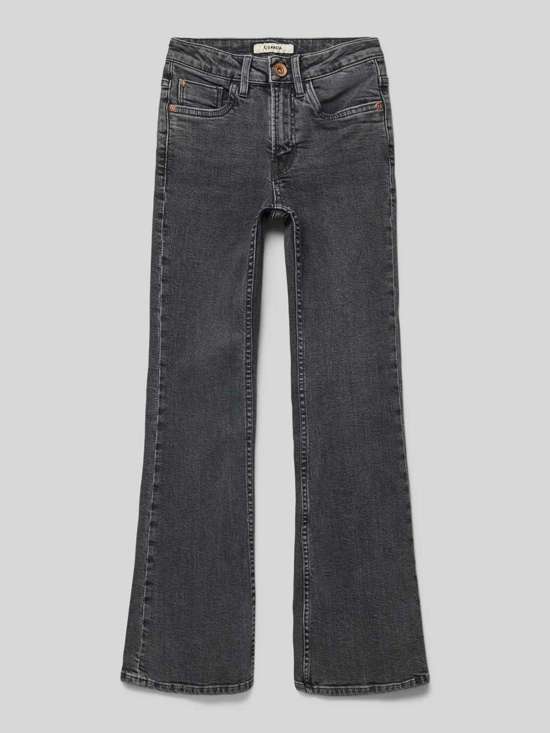 Джинсы свободного кроя с лейблом